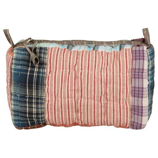 Toilettaske UNIKA quiltet patchwork m/indvendige lommer