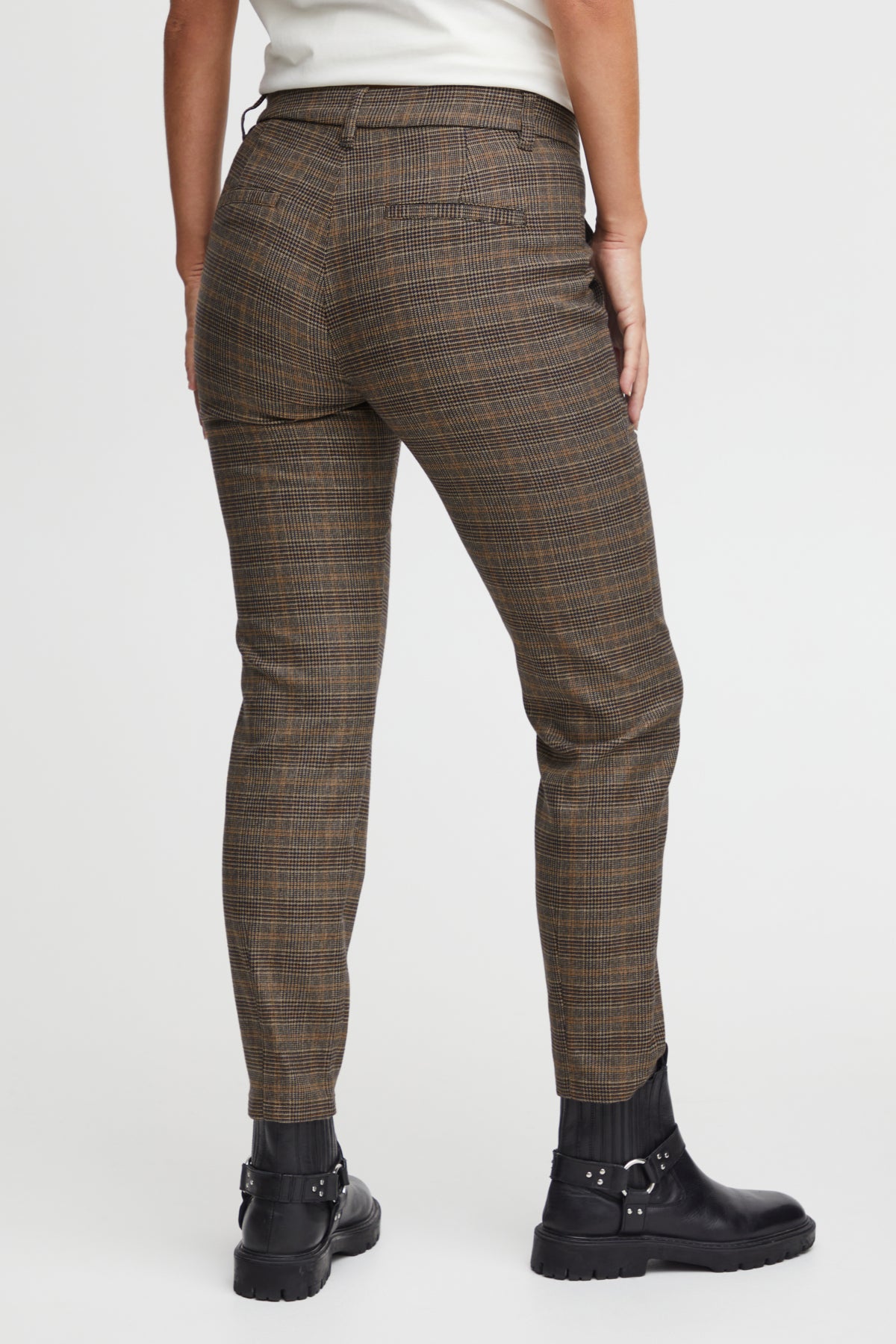 PZBINDY HW Check Pants Ankel length