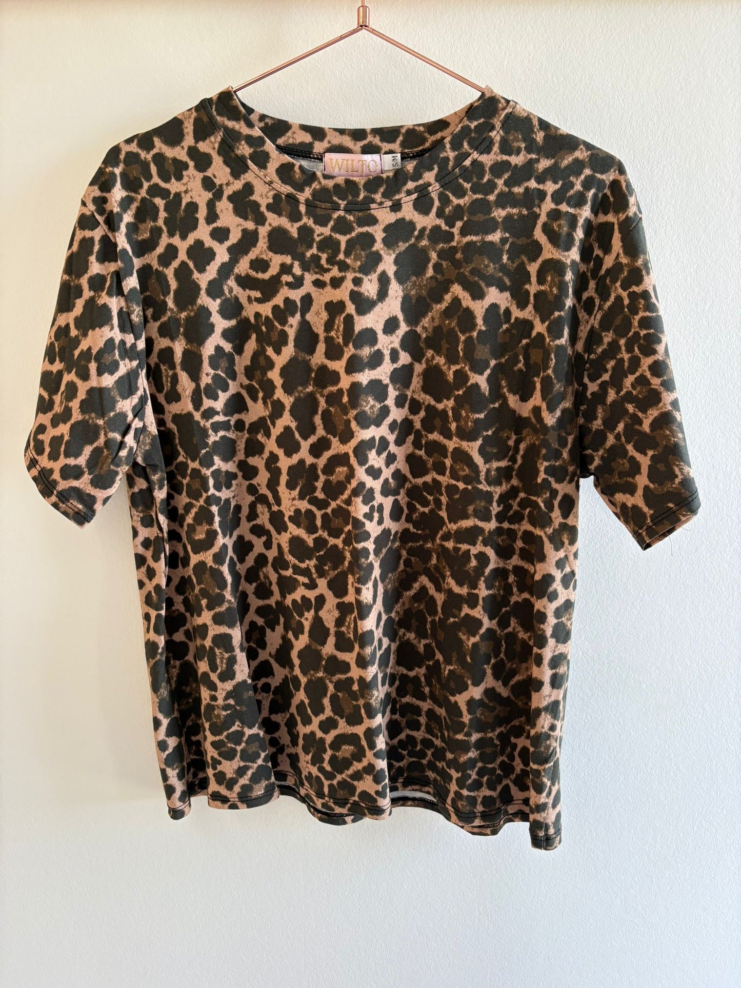 Oversize t-shirt leopard