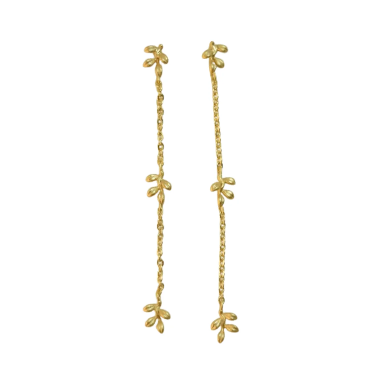 Øreringe - Lissa Chain forgyldt