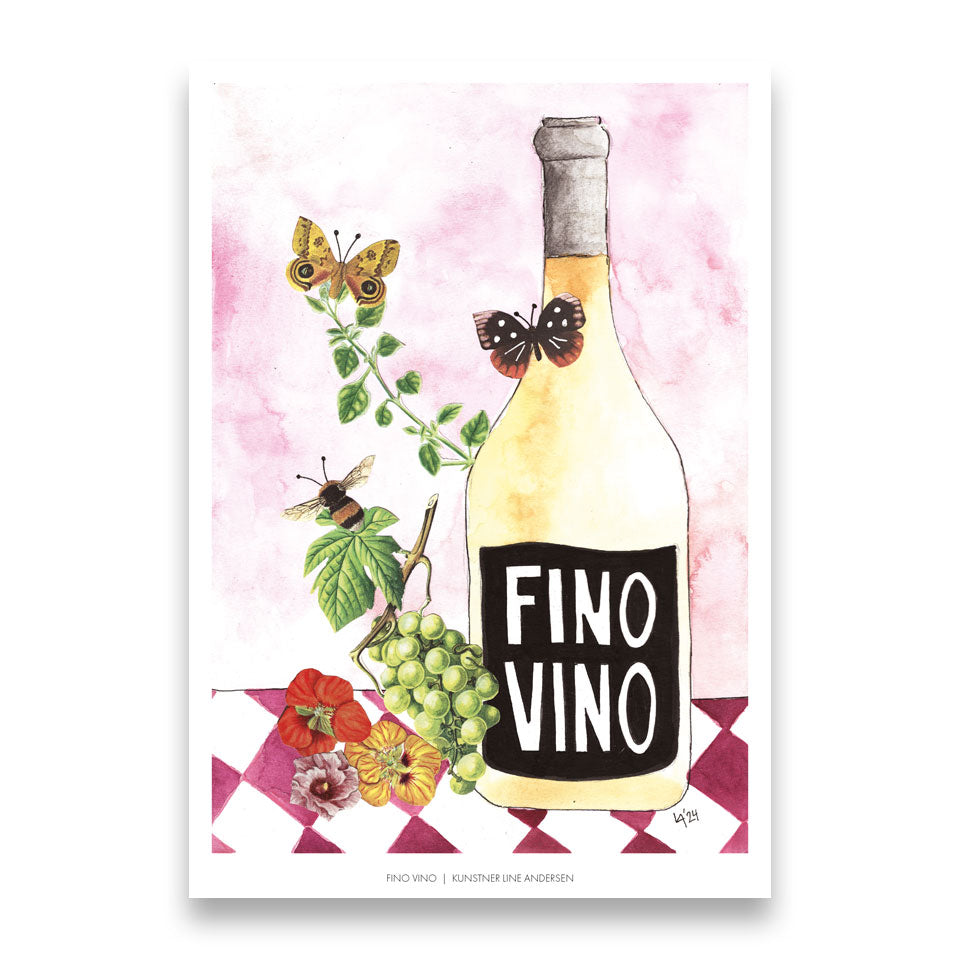Plakat A4 - Fino vino