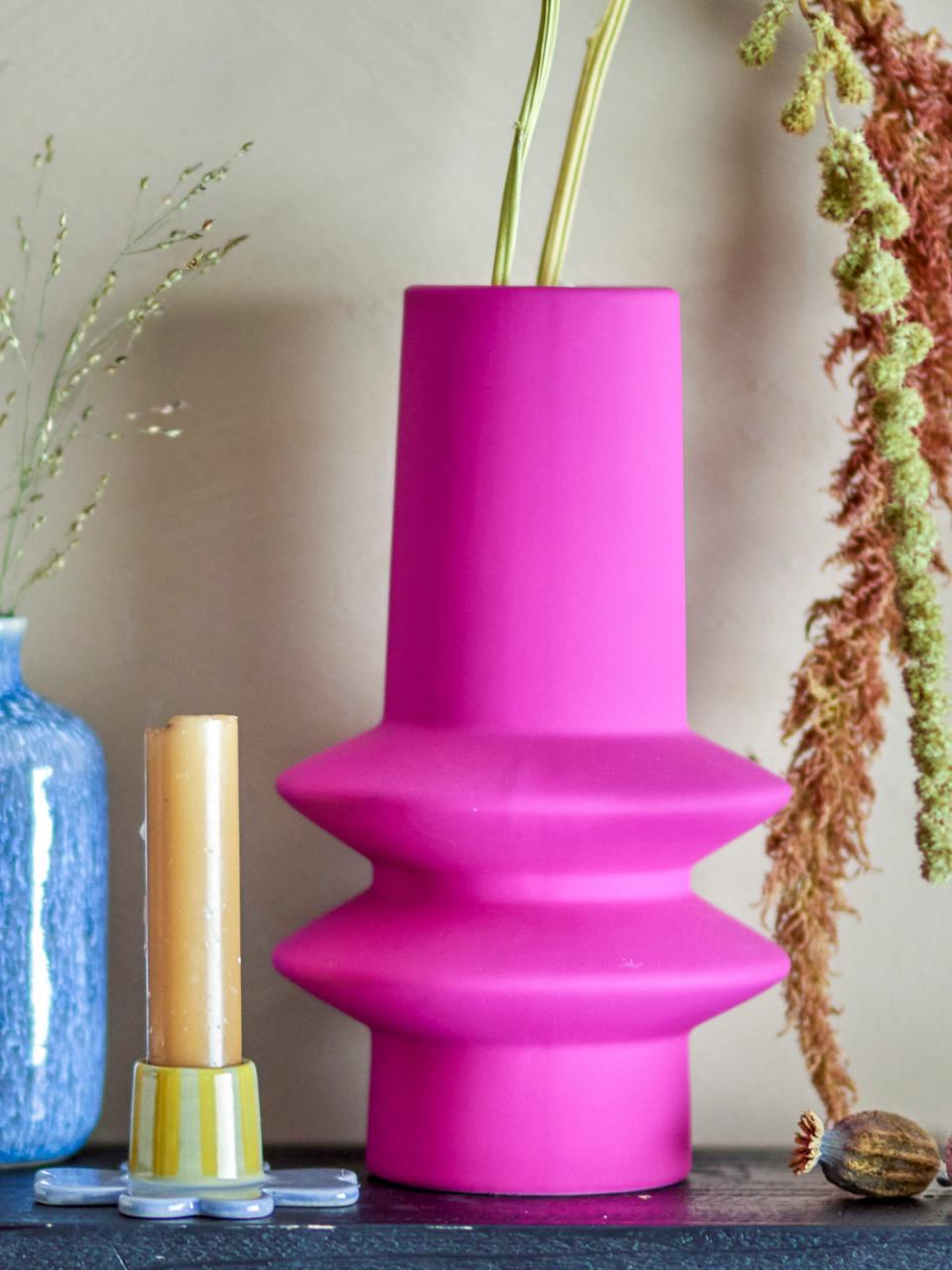 Isold Vase, Pink, Stentøj
