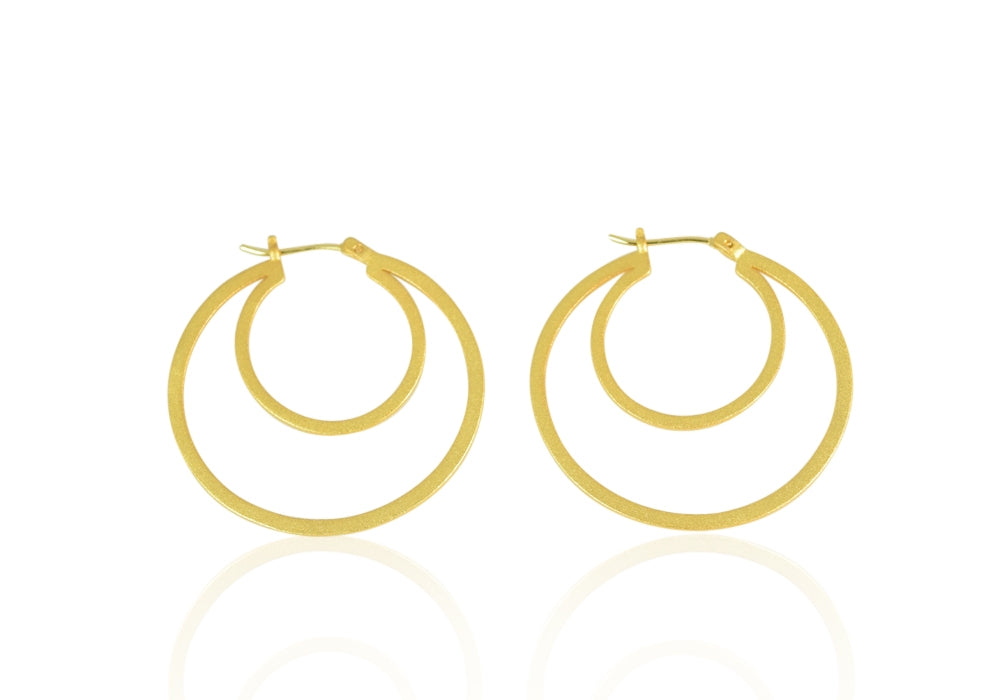 Øreringe - New Orleans forgyldt