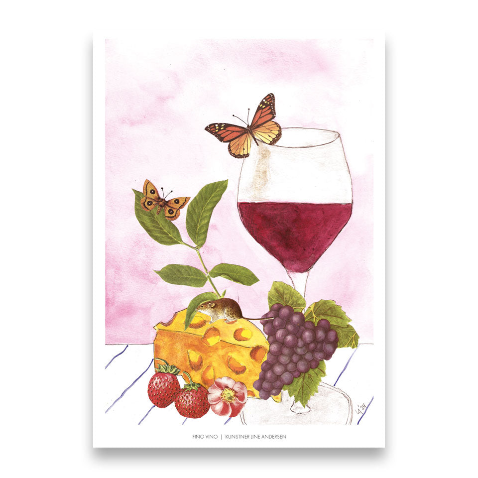 Plakat A4 - Vino
