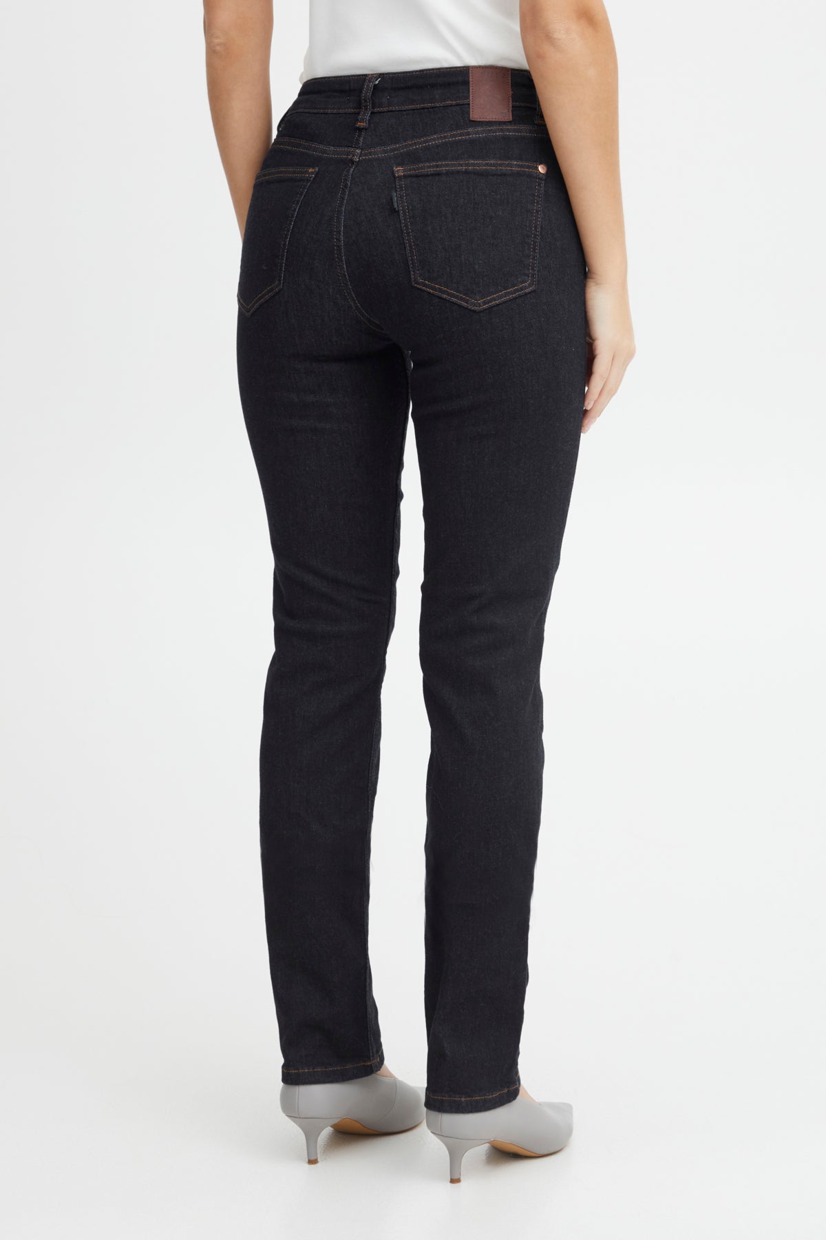 PZEMMA HW Jeans Straight Leg Slim st