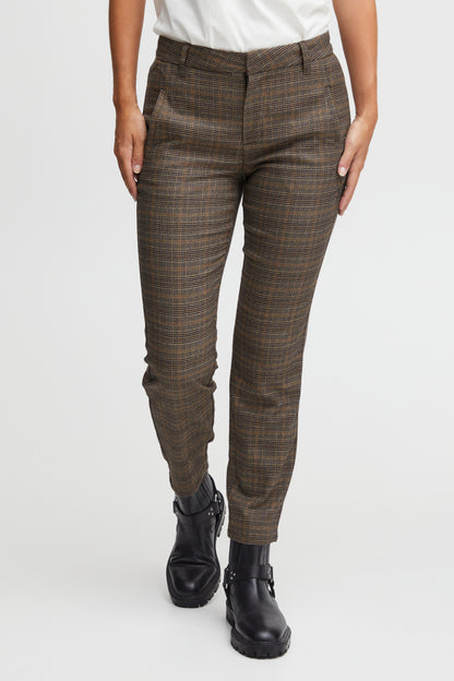 PZBINDY HW Check Pants Ankel length