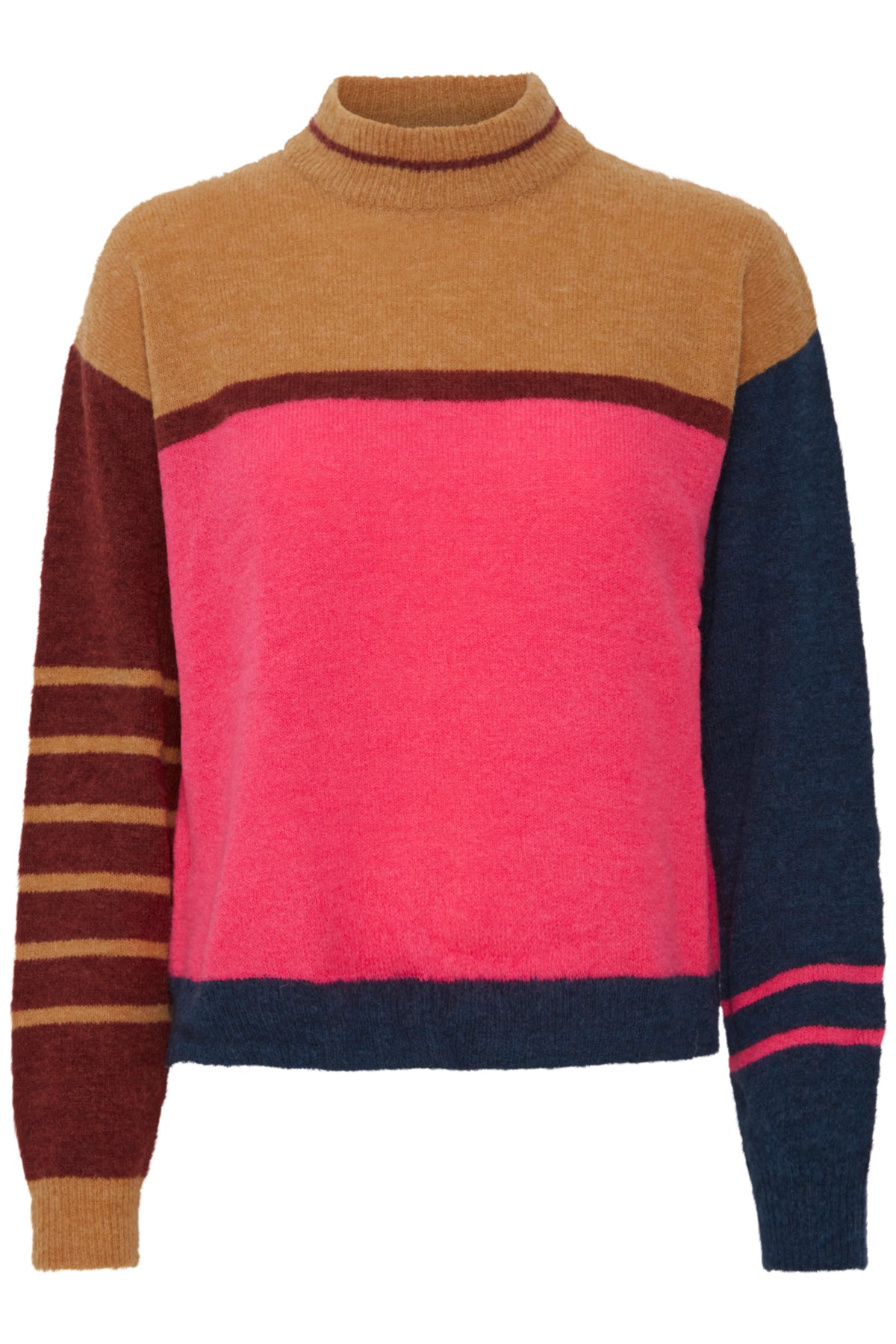 PZASTRID Color Block Pullover