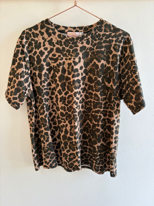 Oversize t-shirt leopard