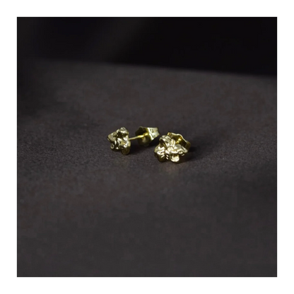 Øreringe - Cloud forgyldt