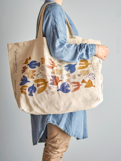 Anniversary Indkøbspose, Brun, Bomuld