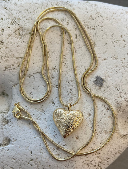 Heart Necklace - stor hjerte