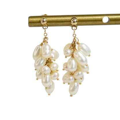 Øreringe - Monroe forgyldt